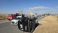 Amasya'da traktör ile hafif ticari araç çarpıştı: 1 ölü, 4 yaralı!