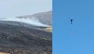Elazığ'da örtü yangını 500 dönüm araziye zarar verdi