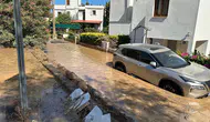 Bodrum’da patlama: Ana su hattı çöktü, evler sular altında kaldı