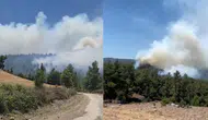Isparta'da orman yangını! Geniş alana yayıldı