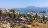 Datça’da makilik alandaki yangın kontrol altına alındı