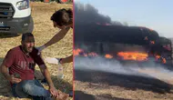 Tekirdağ'da tırı yanan sürücü gözyaşlarına boğuldu: Beni burada bırakın!