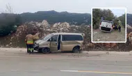 Hatay'da trafik kazası: Araç zeytinliğe uçtu, 6 kişi yaralandı