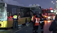 Başakşehir'de 3 İETT otobüsü çarpıştı: Çok sayıda yaralı var!