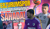 Erzurumspor FK, Çaykur Rizespor karşısında ‘İşçi Haber’ sponsorluğuyla sahada