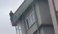 Bursa'da eşiyle barışmak isteyen şahıs çatıya çıkarak intihara kalkıştı