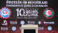 Özçelik-İş İskenderun Kongresi'nde arbede: Muhaliflere kürsü yasaklandı!
