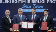 Milli Eğitim Bakanı Yusuf Tekin, Mesleki Eğitim İşbirliği Protokolü'ne katıldı!