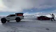 Mahsur kalan sürücülere Off-road ekiplerinden kurtarma operasyonu