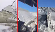 Mardin'de kar yağışı felaketi: Ahır çöktü, 10 koyun telef oldu