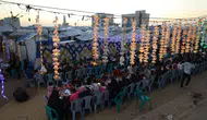 Gazze'de toplu iftar düzenlendi