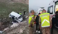 Batman'da araç uçuruma yuvarlandı : 3 kişi ağır yaralandı