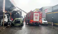 İkitelli oto sanayi sitesinde yangın çıktı