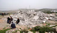 İsrail ordusu, Batı Şeria'da Filistinlilerin ev ve tarım arazilerini yıktı