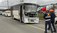 Bolu'da kaza : İşçi servisindeki 7 kişi yaralandı