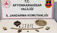 Afyonkarahisar’da jandarmadan tarihi eser operasyonu