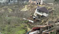 Ordu Fatsa’da heyelan : Evler yıkıldı, yol çöktü, bölgeye ulaşım kapandı
