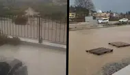 Hatay'da şiddetli sağanak etkisi : Cadde ve sokaklar göle döndü