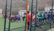 Tokat'ta amatör maçta kavga : Futbolcular, teknik heyet yumruk yumruğa