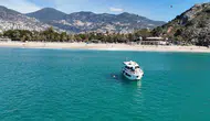 Antalya Alanya'da yazdan kalma günler yaşanıyor