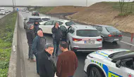 Tekirdağ Çorlu'da zincirleme kaza : 4 araç birbirine girdi