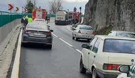 Bolu Dağı’nda tanker yangını : D-100 karayolu Ankara yönü trafiğe kapandı