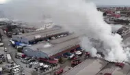 Ordu Altınordu'da markete ait depoda yangın çıktı