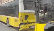 Fatih'te 3 İETT otobüsü kaza yaptı!