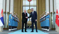 Cumhurbaşkanı Erdoğan, Sırbistan Cumhurbaşkanı Vucic'i karşıladı