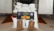 Adana'da bir kamyonda 3 ton kaçak tütün yakalandı