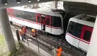 Adana'da metro raydan çıktı !