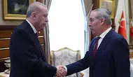 Cumhurbaşkanı Erdoğan , Filistin Devlet Başkan Yardımcısı Hüseyin eş-Şeyh’i kabul etti