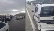 Adıyaman'da ticari araç ile otomobil çarpıştı : 5 yaralı
