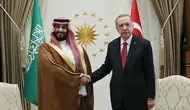Cumhurbaşkanı Erdoğan, Suudi Arabistan Veliaht Prensi Selman ile görüştü