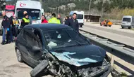 Amasya’da trafik kazası : Otomobil ile kamyonet çarpıştı, 3 kişi yaralandı