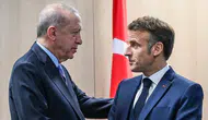 Cumhurbaşkanı Erdoğan, Fransa Cumhurbaşkanı Macron ile görüştü