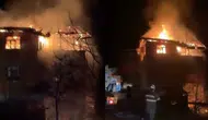 Çankırı'da yangın : Ev kullanılamaz hale geldi