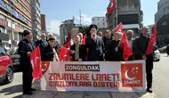 Zonguldak'ta İsrail protestosu : Kudüs özgürleşmeden dünya huzura kavuşamaz