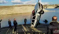 Batman’da nehir kıyısına park edilen araç Dicle Nehri’ne sürüklendi