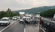 Manisa'da zincirleme trafik kazası : 7 kişi yaralandı