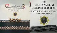 Samsun'da uyuşturucu ve ruhsatsız silah operasyonu : 10 şüpheli yakalandı