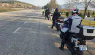 Kütahya'da motosiklet sürücülerine denetim