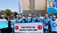 Türk Eğitim-Sen’den okullardaki şiddete karşı iş bırakma eylemi