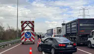 Osmangazi Köprüsü'nde trafik çift yönlü olarak kapandı