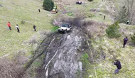 Bursa'da Off-Road etkinliğinde kaza : Takla atan araç kameraya yansıdı