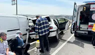 Adıyaman'da iki araç çarpıştı : Kazada 4 kişi yaralandı