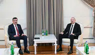 Cevdet Yılmaz, İlham Aliyev ile bir araya geldi
