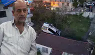 Kağıthane'de feci kaza : Evin çatısına düşen okul servisinin şoförü öldü