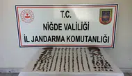 Niğde'de tarihi eser operasyonu : 290 eser ele geçirildi
