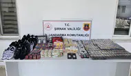 Şırnak'ta jandarmadan asayiş, kaçakçılık ve narkotik operasyonları : 1 gözaltı